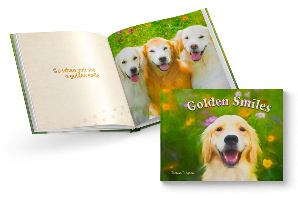 Golden Smiles Children's Book featuring Trog's Dogs