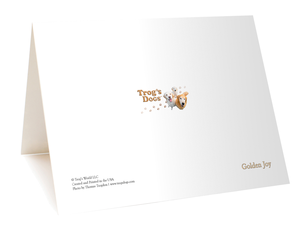 Trog's Dogs Golden Joy I Greeting Cards